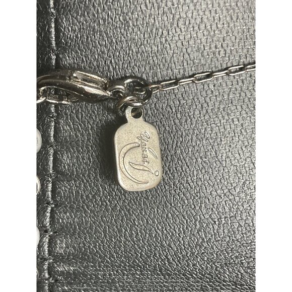 YouSi Grey Pearl Beaded Necklace With Adjustable Chain & Lobster Clasp - Picture 3 of 6